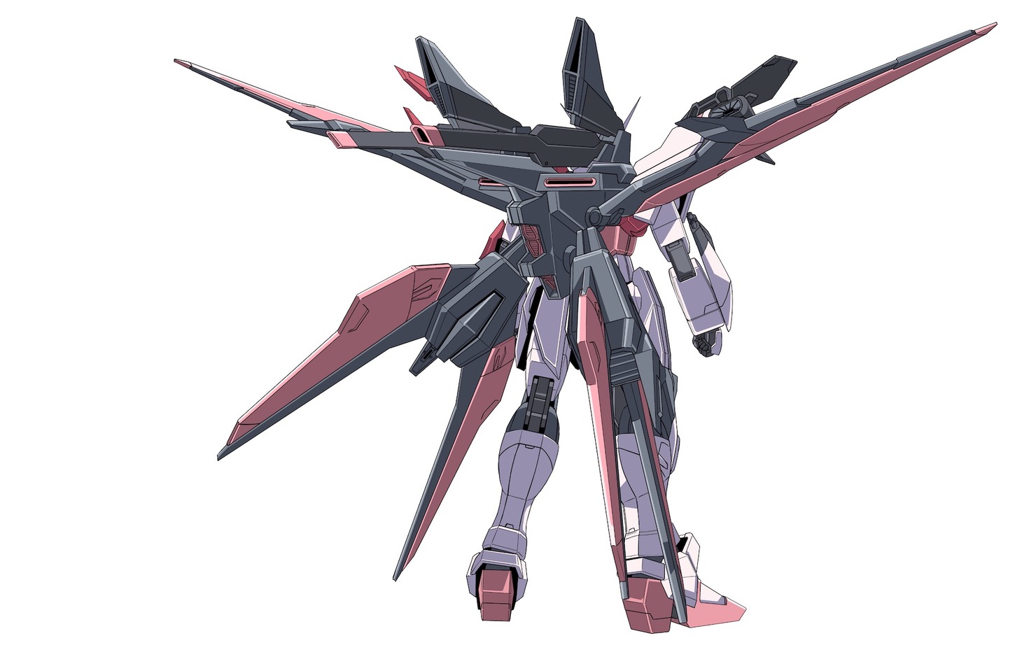 ガンダムパーフェクトストライクフリーダムルージュ。マスクレディーが使用するガンプラで、「P.S.F.R.」とも呼称される。かつて彼女がバトルした好敵手へのリスペクトモデルである。