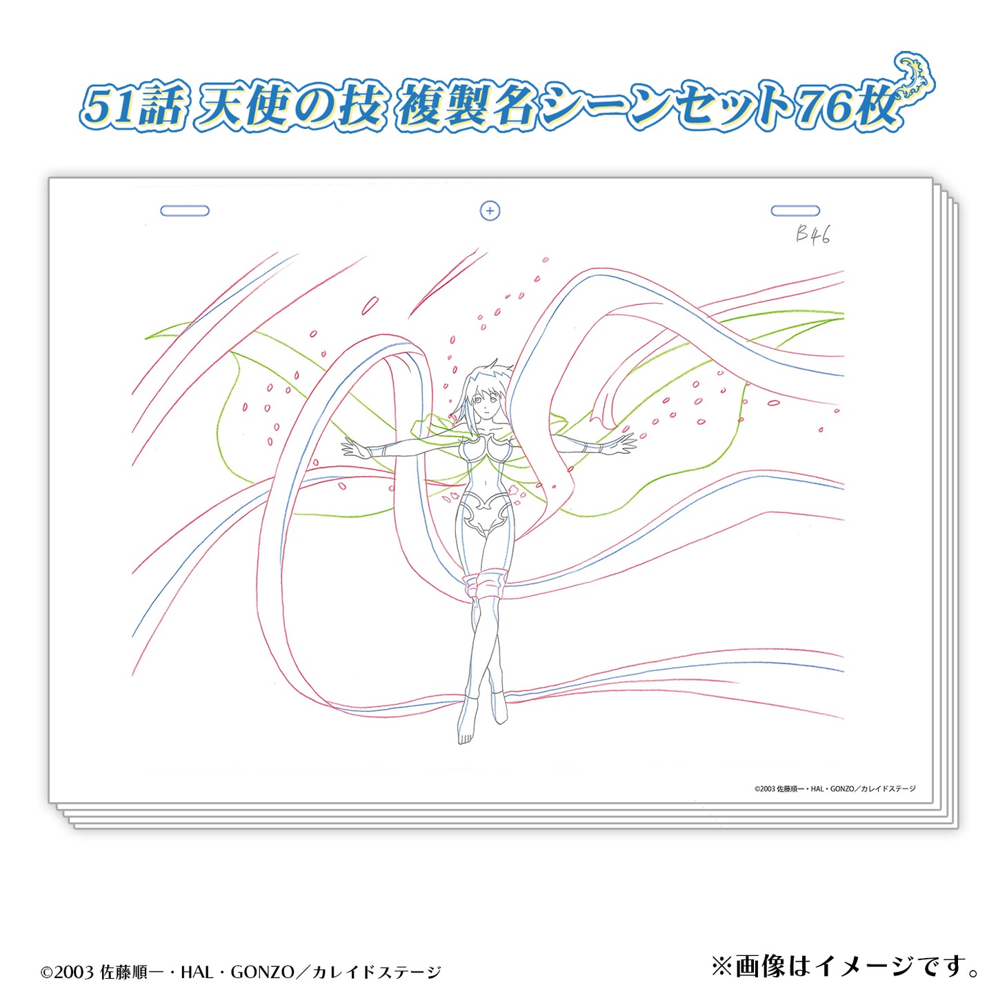 「20周年のすごい場所へコース」リターンの複製名シーンセット。