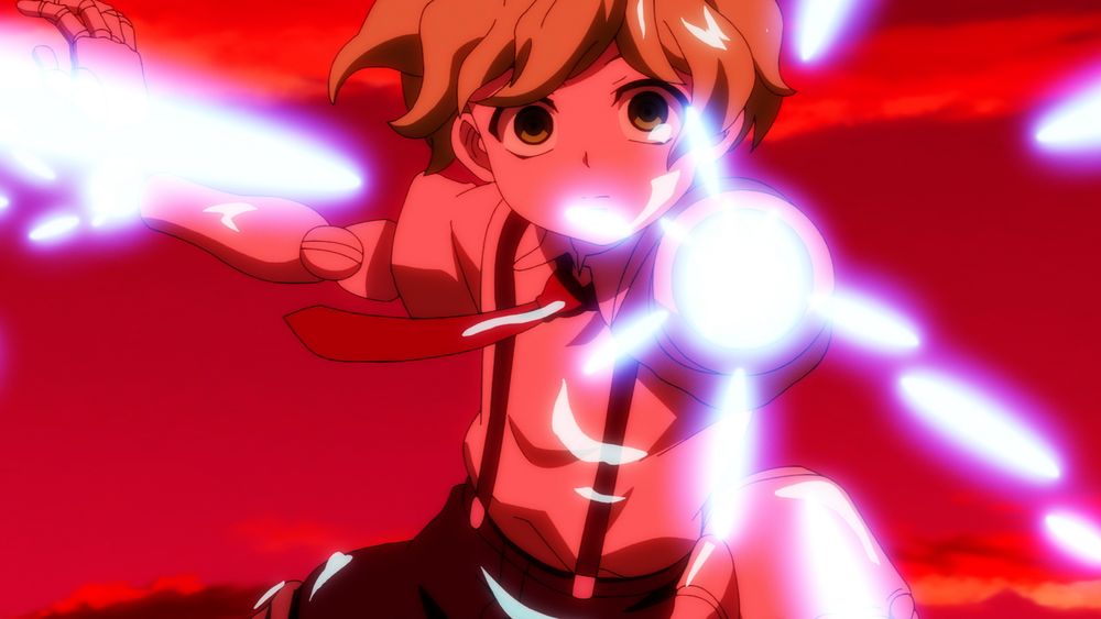 アニメ「アンデッドアンラック」PVより。(c)戸塚慶文／集英社・アンデッドアンラック製作委員会