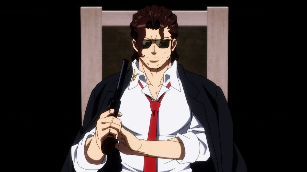 アニメ「アンデッドアンラック」PVより。(c)戸塚慶文／集英社・アンデッドアンラック製作委員会