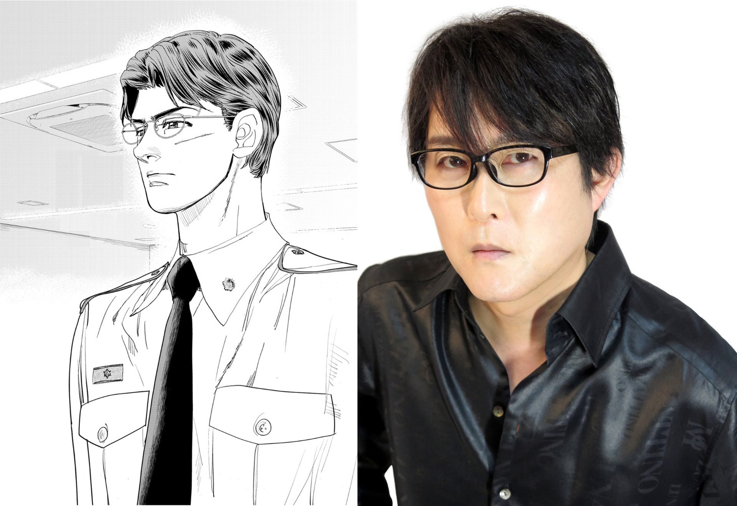 甘粕士郎と子安武人。(c)曽田正人・冨山玖呂・講談社／「め組の大吾 救国のオレンジ」製作委員会
