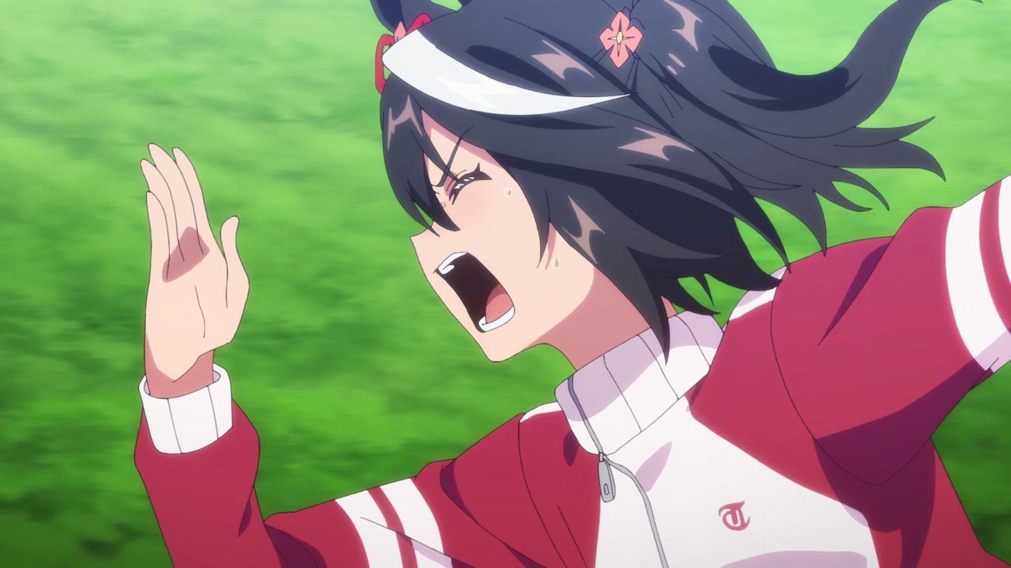 TVアニメ「ウマ娘 プリティーダービー Season 3」第1話「憧れた景色」より。(c)2023 アニメ「ウマ娘 プリティーダービー Season 3」製作委員会