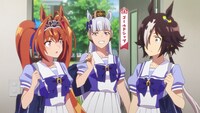TVアニメ「ウマ娘 プリティーダービー Season 3」第1話「憧れた景色」より。(c)2023 アニメ「ウマ娘 プリティーダービー Season 3」製作委員会