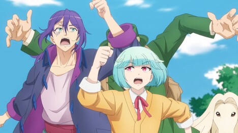 TVアニメ「月刊モー想科学」PVの場面カット。 (c)馬谷いちご/モー製作委員会