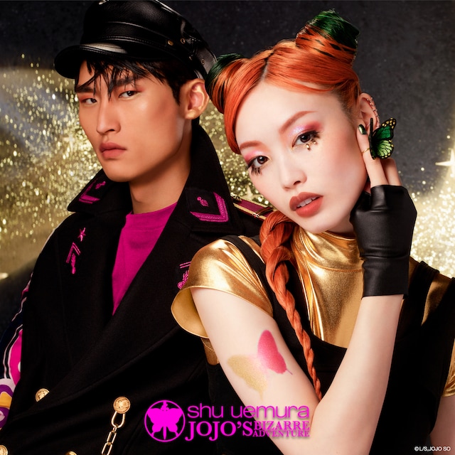 「『シュウ ウエムラ × ジョジョの奇妙な冒険」コレクション』の告知画像