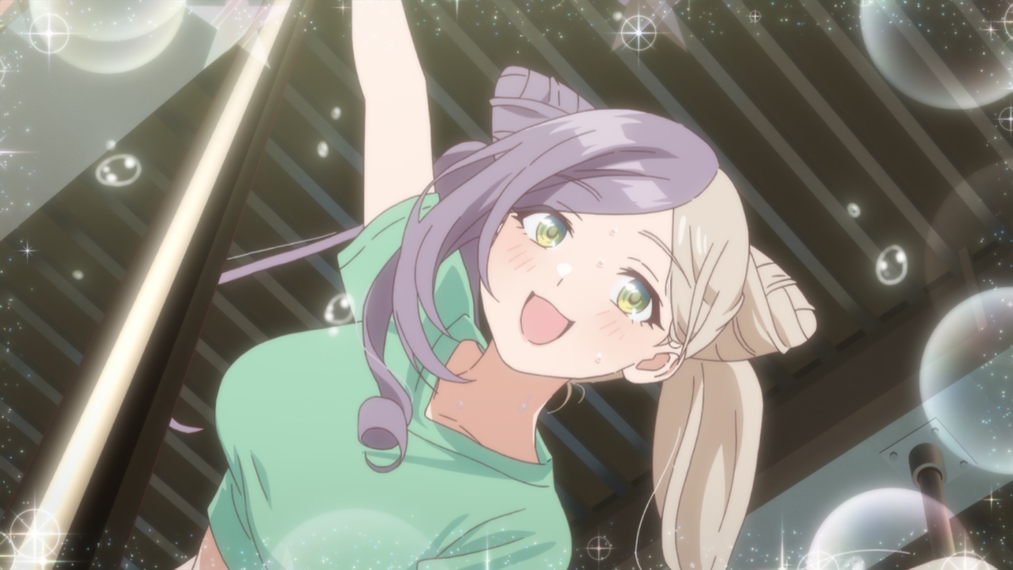 「劇場版 ポールプリンセス!!」の新規場面カットより。