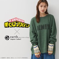 TVアニメ「僕のヒーローアカデミア」×earth music&ecologyの告知画像。