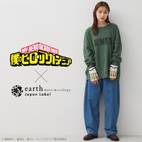TVアニメ「僕のヒーローアカデミア」×earth music&ecologyの告知画像。