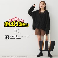 TVアニメ「僕のヒーローアカデミア」×earth music&ecologyの告知画像。
