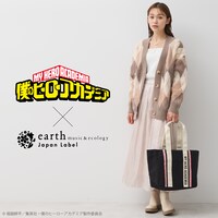 TVアニメ「僕のヒーローアカデミア」×earth music&ecologyの告知画像。