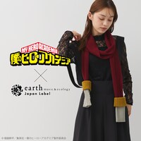 TVアニメ「僕のヒーローアカデミア」×earth music&ecologyの告知画像。