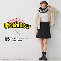TVアニメ「僕のヒーローアカデミア」×earth music&ecologyの告知画像。