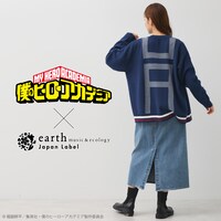TVアニメ「僕のヒーローアカデミア」×earth music&ecologyの告知画像。