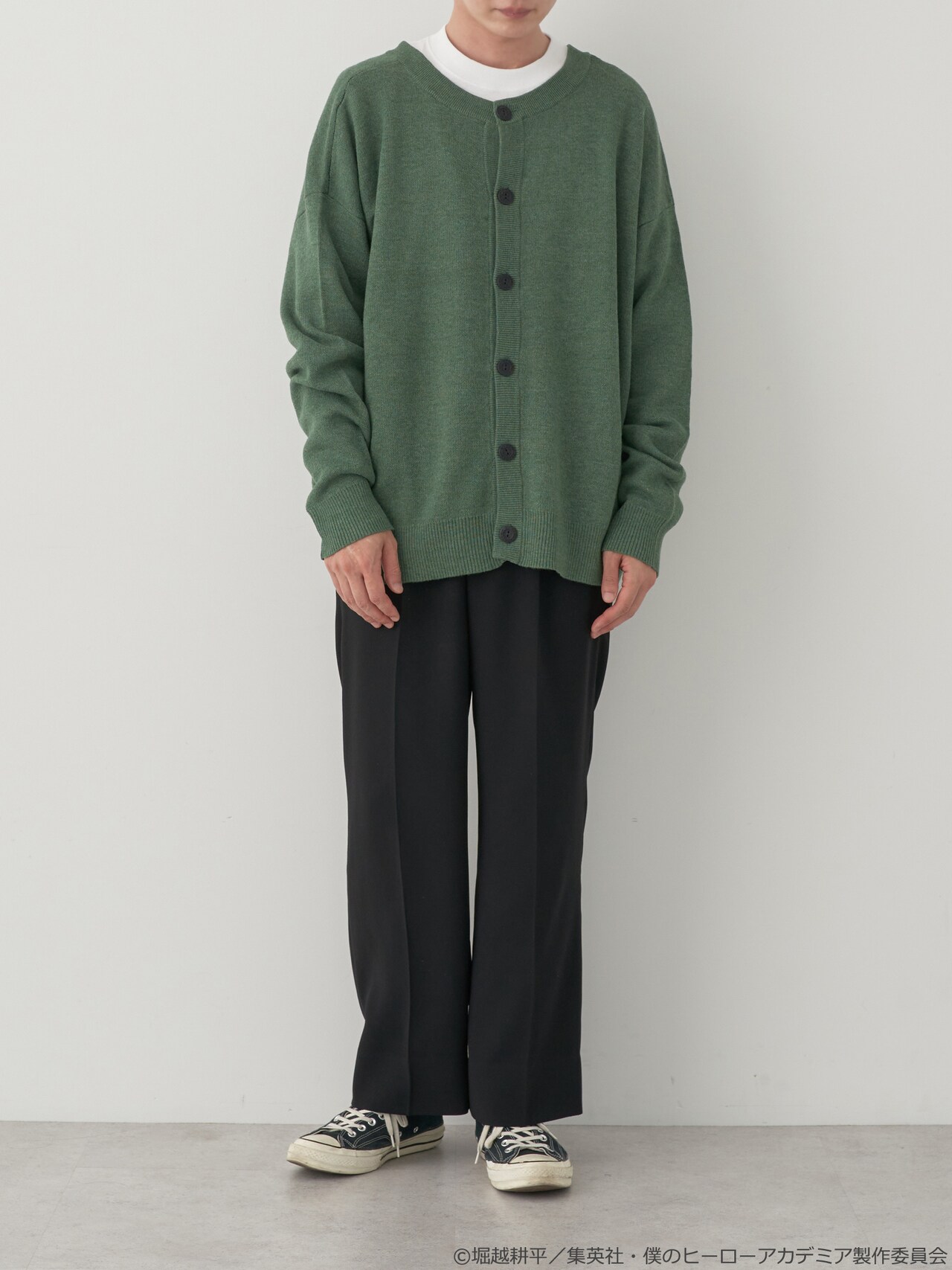 新品】僕のヒーローアカデミアearthコラボ緑谷出久モデルニット