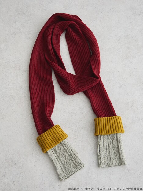 「死柄木弔 イメージ ニットグローブマフラー」