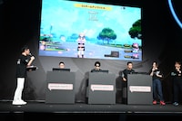 「僕のヒーローアカデミア ULTRA RUMBLE」ステージイベントの様子。