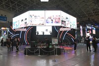 バンダイナムコエンターテインメントのブース。