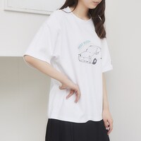 「ZERO STAR『名探偵コナン』Tシャツ ホワイト / Best Buddy」の着用例。