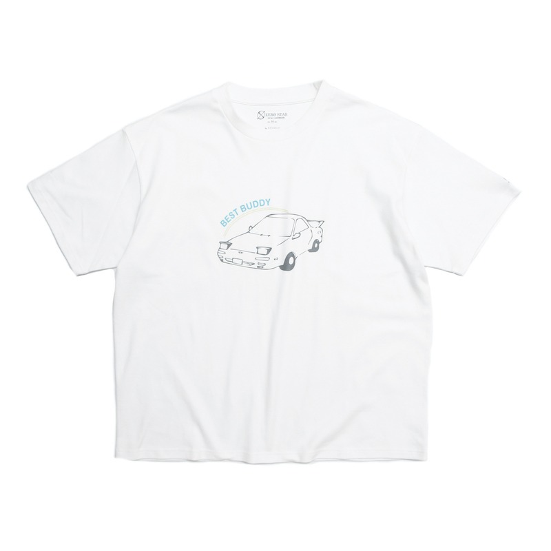 「ZERO STAR『名探偵コナン』Tシャツ ホワイト / Best Buddy」