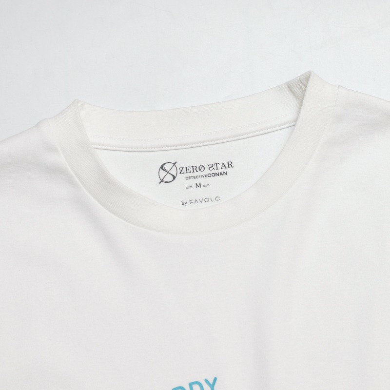 「ZERO STAR『名探偵コナン』Tシャツ ホワイト / Best Buddy」