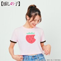 「ぴえヨンブートダンス Tシャツ」ルビーモデルのショート丈サイズ。