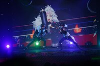 DARK NIGHTMARE。左からウシミツ役の鵜澤正太郎、大江戸シンヤ役の河合健太郎。