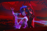 マリオ役の橘龍丸。