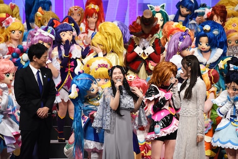 「全プリキュアパレード2023」のフィナーレステージ後。