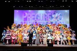全プリキュアが横浜に集結！78人による圧巻のダンスを関根明良、加隈亜衣、市長が見守る