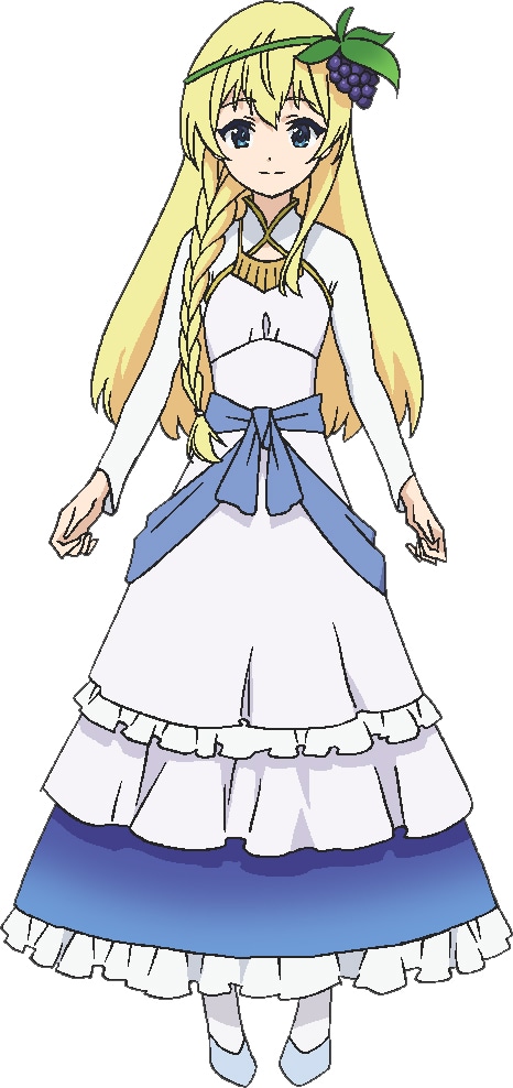 アイリス(CV:高尾奏音)の設定画。