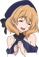 レイン（CV：上田麗奈）の設定画。