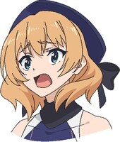 レイン（CV：上田麗奈）の設定画。