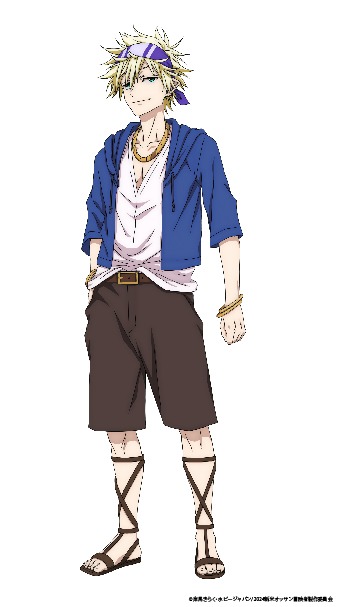 ミゼット・エルドワーフ（CV：豊永利行）ドワーフとエルフのハーフ。ぱっと見は青年のような容姿をしているが、実年齢は50歳を超えている。この世界の科学技術では到底作ることができない兵器を一人で開発し続けており、1000年先の技術を操ると人々に噂され“千年工房”の異名を持つ。無類の女好き。