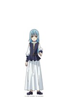 リムル（CV：岡咲美保）。サラリーマン三上悟は、事件に巻き込まれ、異世界に転生してスライムとなり、リムルの名を得る。転生時に身についたユニークスキル「大賢者」と「捕食者」を頼りに、さまざまな種族と仲間になっていく。その中で出会った運命の女性、シズの心残りだった「死と隣り合わせの子供達」を救うべく、イングラシア王国では「生徒を守る教師」として、教え子全員を助け、心身ともに成長させた。