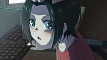 アニメ「グッド・ナイト・ワールド」第2弾PVより。 (c)岡部閏・小学館/GLM
