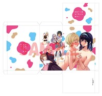 ゲーマーズの有償特典、全巻収納BOXの展開図。