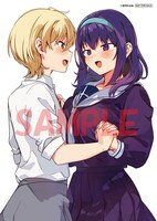 キューン応援店特典の特製イラストカード。