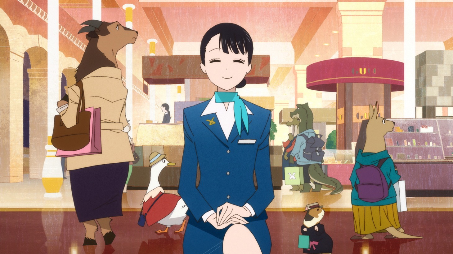 アニメ映画「北極百貨店のコンシェルジュさん」より。