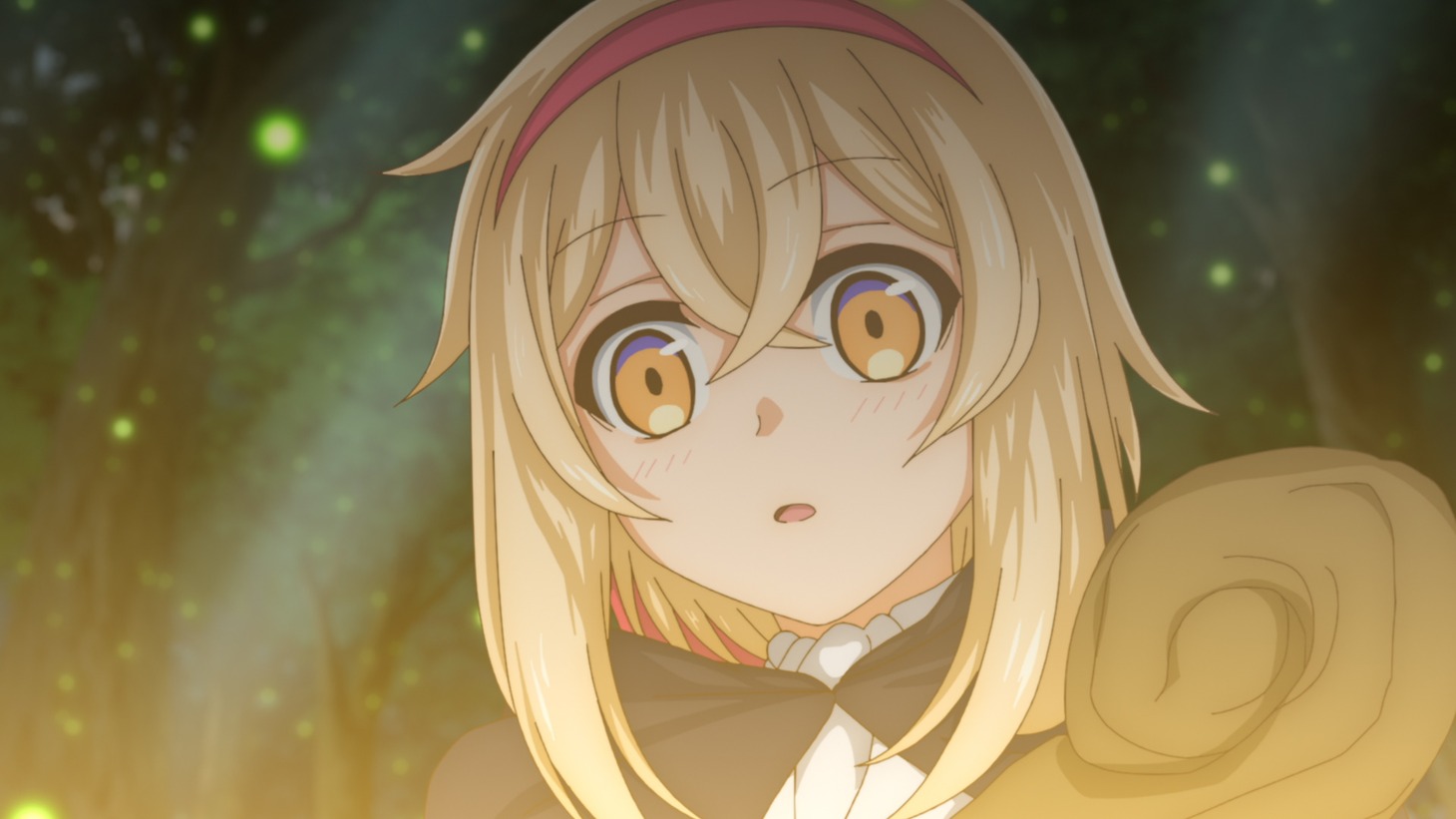 TVアニメ「でこぼこ魔女の親子事情」第1話の場面カット。