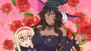 TVアニメ「でこぼこ魔女の親子事情」第1話の場面カット。