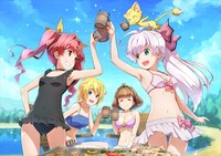 「私、能力は平均値でって言ったよね！」Blu-ray BOXのメーカー特典用イラスト。 (c)2023 FUNA , Akata Itsuki (c)FUNA・亜方逸樹/アース・スター エンターテイメント/のうきん製作委員会