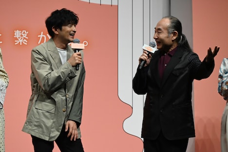 アニメ映画「北極百貨店のコンシェルジュさん」完成披露試写会の様子。