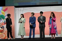 アニメ映画「北極百貨店のコンシェルジュさん」完成披露試写会の様子。