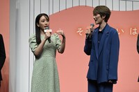 アニメ映画「北極百貨店のコンシェルジュさん」完成披露試写会の様子。