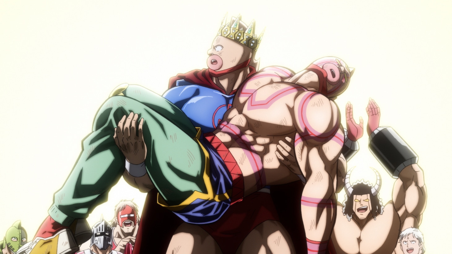 TVアニメ「『キン肉マン』完璧超人始祖編」ティザーPVより。 (c)2023 ゆでたまご/集英社・キン肉マン製作委員会