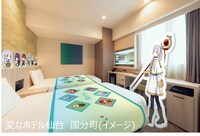 変なホテルのコラボルーム。