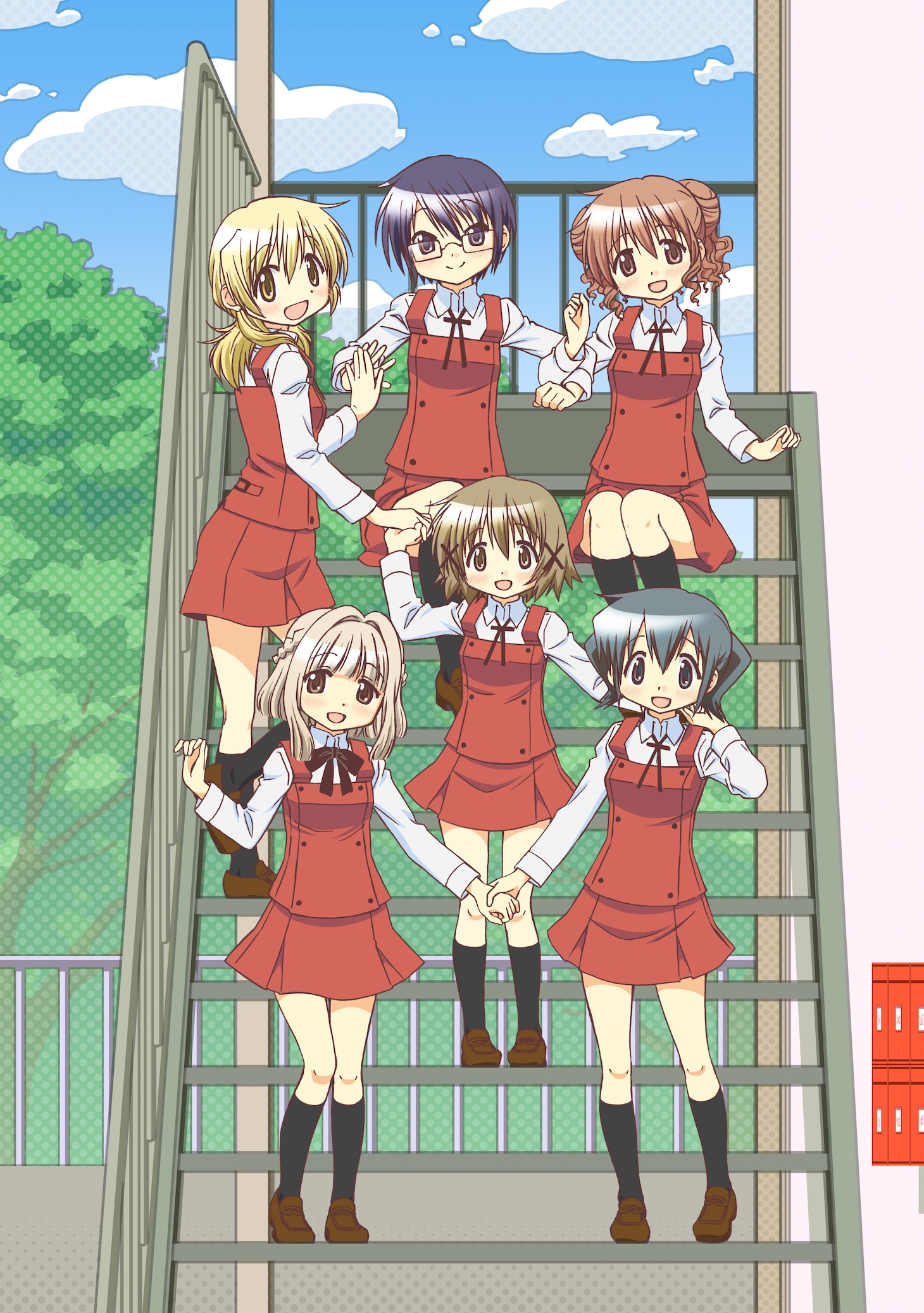 「ひだまりスケッチ」キービジュアル (c)蒼樹うめ・芳文社／ひだまり荘管理組合