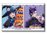 タワーレコードオンライン限定特典「描き下ろしイラスト 鈴木入間&ナベリウス・カルエゴ ハロウィン ver. スクエア缶バッジ」