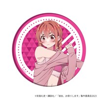 eeoくじTVアニメ「彼女、お借りします」で当たる缶バッジ。