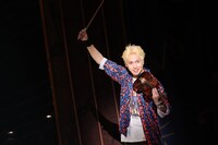 ミュージカル「のだめカンタービレ」公開ゲネプロより。有澤樟太郎演じる峰龍太郎。